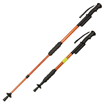 HIKE N STRIKE - Hiking Staff with Stun Device and Flashlight