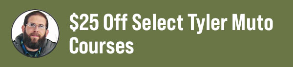 $25 Off Tyler Muto's Select Courses