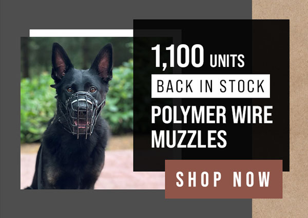 Polymer Muzzles are Back in Stock