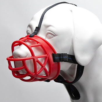 Leerburg's Heavy Duty 3-Strap Basket Muzzle