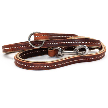 Double Ply Amish Leather Belt/Backup Leash