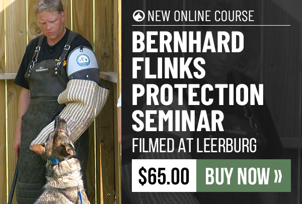 Bernhard Flinks Protection Seminar At Leerburg
