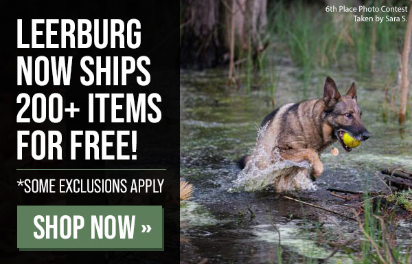 Leerburg Now Ships 200+ items FOR FREE