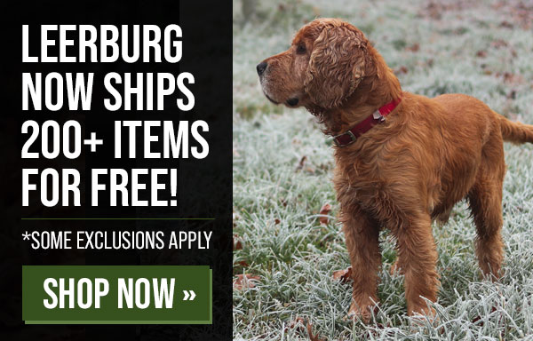 Leerburg Now Ships 200+ items FOR FREE