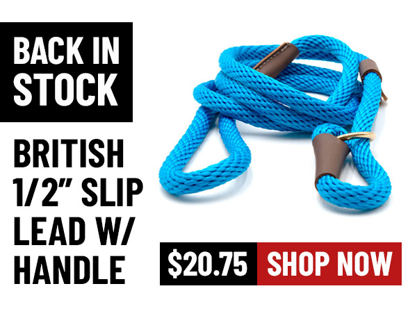 British 1/2-inch Slip Lead with Handle