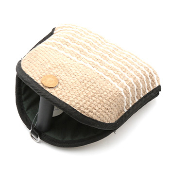Compact Bite Wedge Pillow - Jute