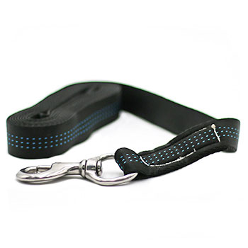 1in Flat Nylon 10FT Tracking Drag Line - Black