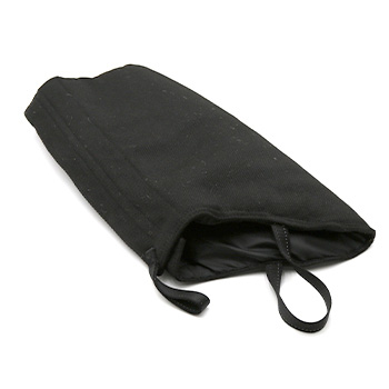 Black French Linen Leg Bite Sleeve - Young Dog