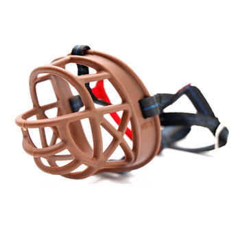 Leerburg's Heavy Duty 3-Strap Basket Muzzle