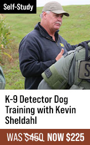 K-9 Detector Dog Training
