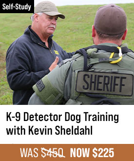 K-9 Detector Dog Training