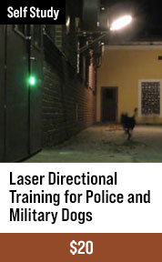 Laser Directional Training for Police and Military Dogs