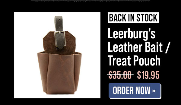 Leerburg's Leather Bait/Treat Pouch