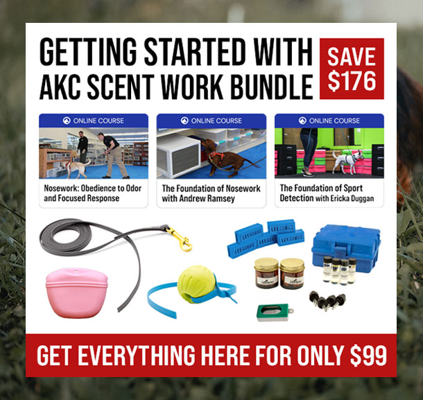 Getting Started with AKC Scent Work Bundle