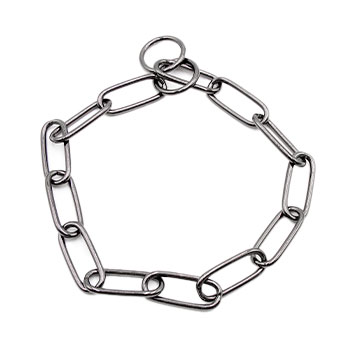 Leerburg Gunmetal Long Link Fur Saver