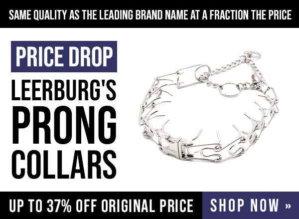 Price drop on Leerburg Prong Collars