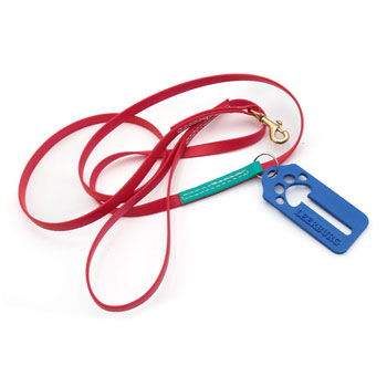 Leerburg's Leash - Poop Bag Holder Combo
