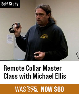 Remote Collar Master Class with Michael Ellis