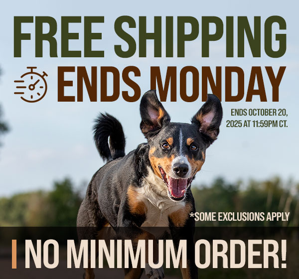 Free Shipping Ends Monday