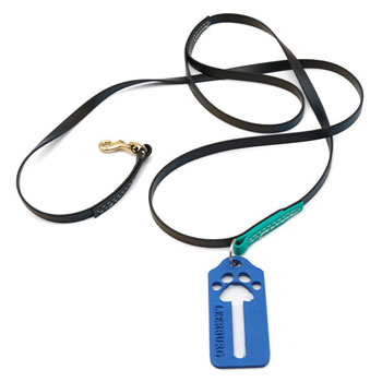 Leerburg's Leash - Poop Bag Holder Combo