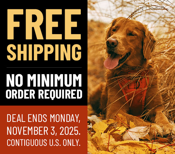 Free Shipping - No Minimum Required - Ends November 3