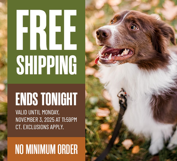 Free Shipping - No Minimum Required - Ends November 3
