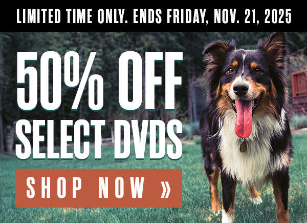 50% Off Select DVDs