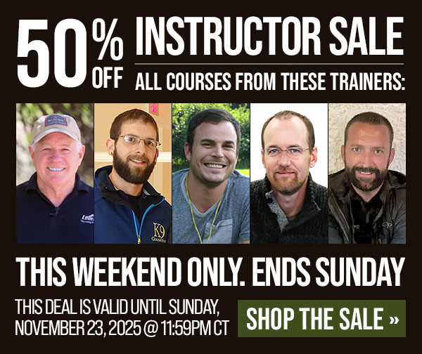 50% Off Instructor Sale