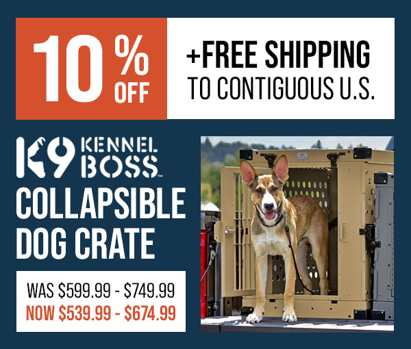 K9 Kennel Boss – Collapsible Dog Crate