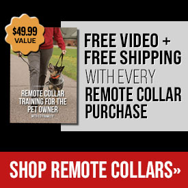 Free Video + Free Shipping with Every Remote Collar Purchase
