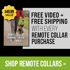 Free Video + Free Shipping with Every Remote Collar Purchase