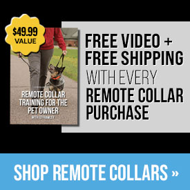 Free Video + Free Shipping with Every Remote Collar Purchase