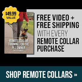 Free Video + Free Shipping with Every Remote Collar Purchase