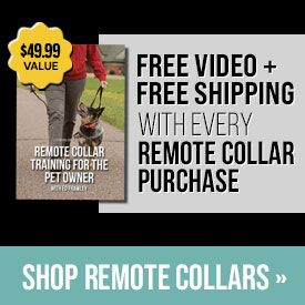 Free Video + Free Shipping with Every Remote Collar Purchase