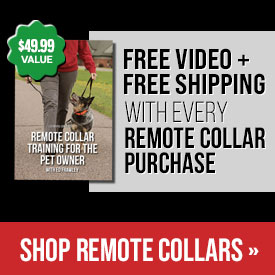 Free Video + Free Shipping with Every Remote Collar Purchase