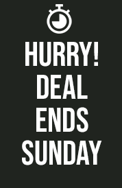 Hurry! Deal ends Sunday