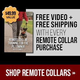 Free Video + Free Shipping with Every Remote Collar Purchase