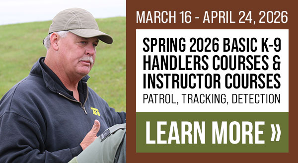 K-9 Services Spring Courses 
