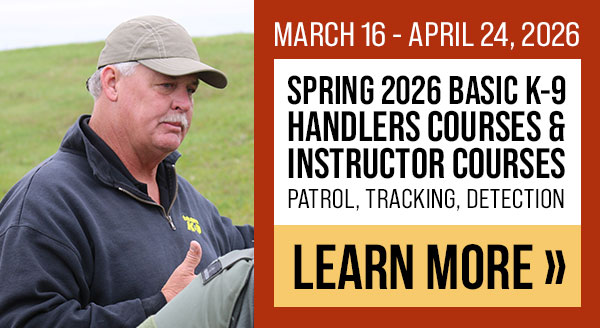 K-9 Services Spring Courses 