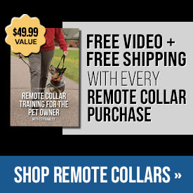 Free Video + Free Shipping with Every Remote Collar Purchase