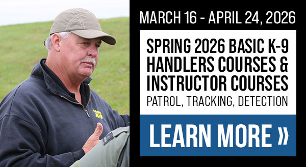 K-9 Services Spring Courses 