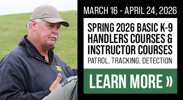 K-9 Services Spring Courses 