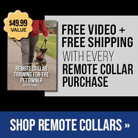 Free Video + Free Shipping with Every Remote Collar Purchase