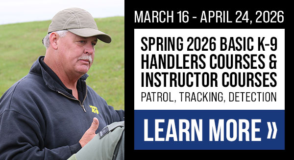 K-9 Services Spring Courses 