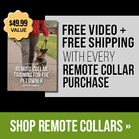 Free Video + Free Shipping with Every Remote Collar Purchase