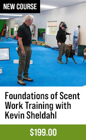 Foundations of Scent Work Training
