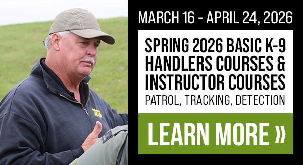 K-9 Services Spring Courses 