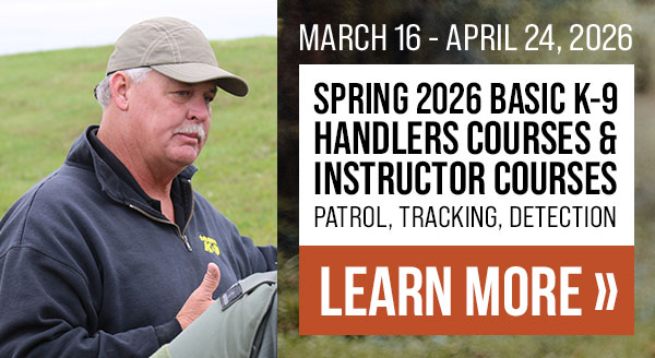 K-9 Services Spring Courses 