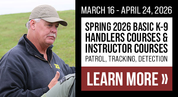 K-9 Services Spring Courses 