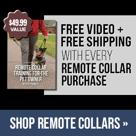 Free Video + Free Shipping with Every Remote Collar Purchase